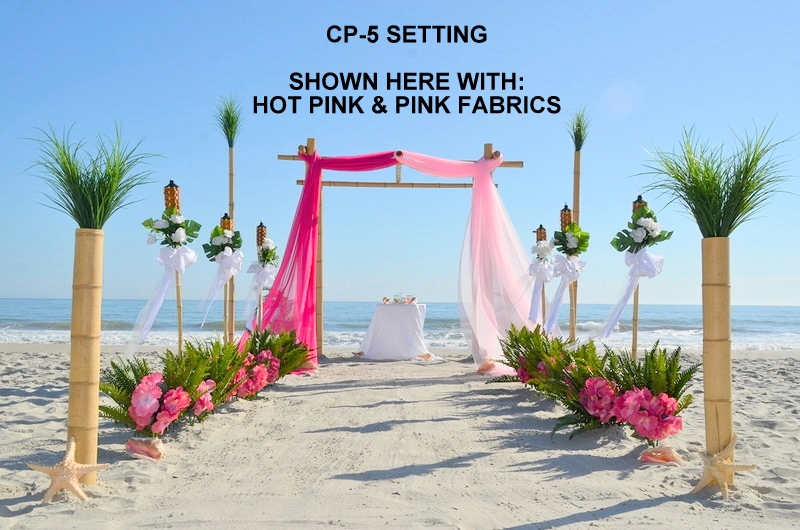 beach wedding with reception package